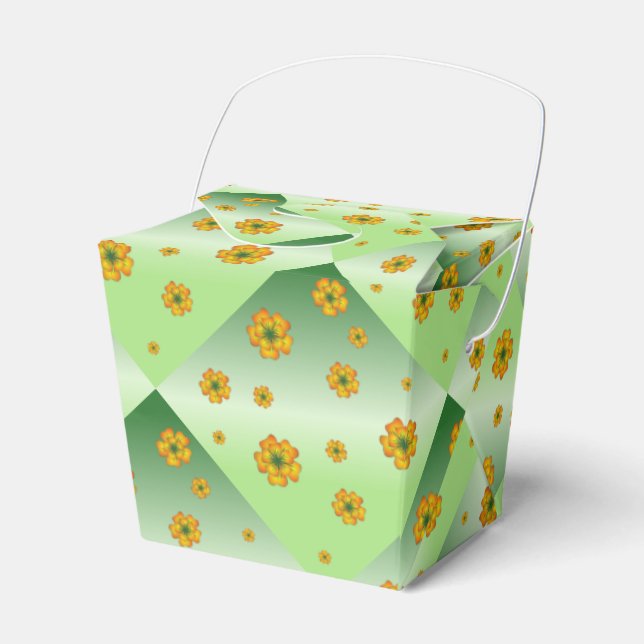 Ballotins Boîte de faveur de bouquet (Verso)