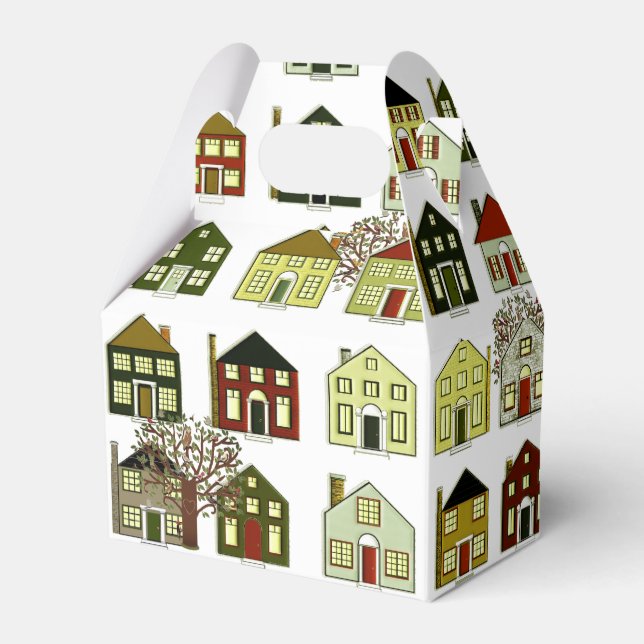Ballotins Boîte de faveur de bureau immobilier (Verso)