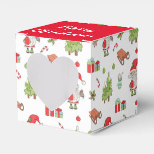 Ballotins Boîte de faveur de cadeau de Noël