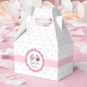 Ballotins Boîte de faveur de calèche pour la douche de bébé 
