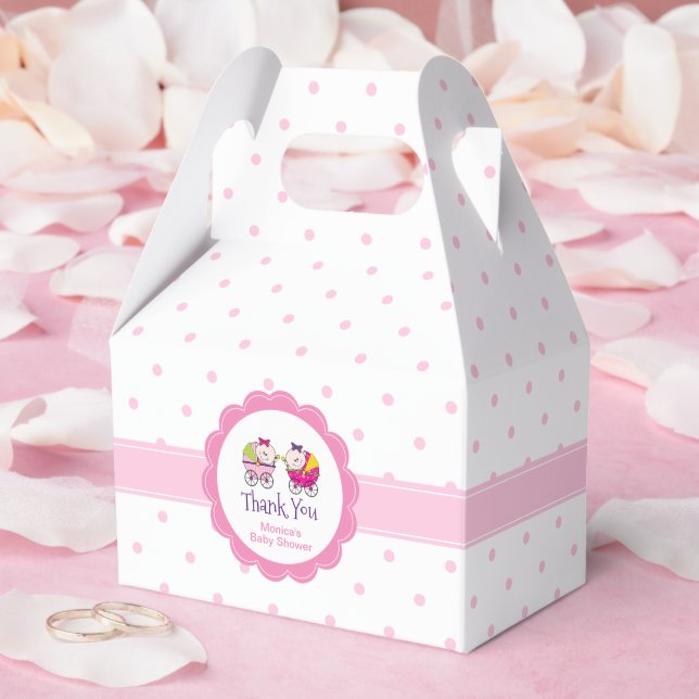 Ballotins Boîte de faveur de calèche pour la douche de bébé  (Mariage)