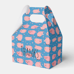 Ballotins Boîte de faveur de cochonne mignonne