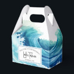 Ballotins Boîte de faveur de destination du lac Tahoe Nord<br><div class="desc">Boîte de faveur assortie pour la collection de mariages de destination du lac Tahoe Nord.</div>