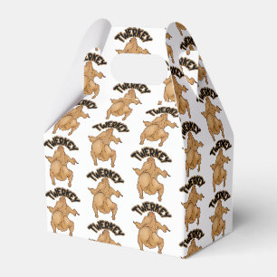 Ballotins Boîte de faveur de dinde Thanksgiving Twerkey