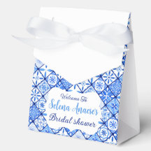 Boîte de faveur de douche de mariée