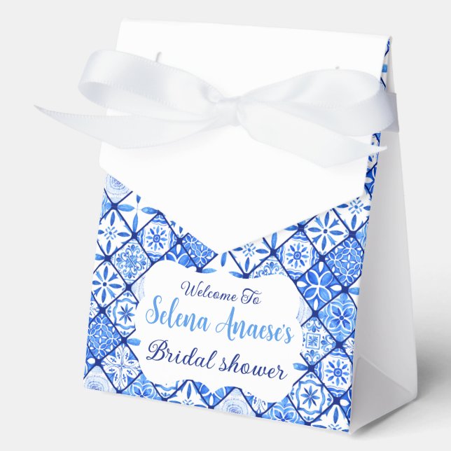 Ballotins Boîte de faveur de douche de mariée (Recto)