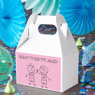 Ballotins boîte de faveur de fête d'anniversaire coup de poi