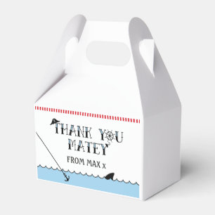 Ballotins Boîte de faveur de fête d'anniversaire de pirate