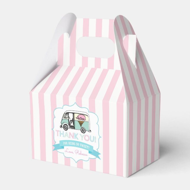 Ballotins Boîte de Faveur de Fête de Glace (Verso)