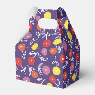Ballotins Boîte de Faveur de Fête / Mariage à Motif Floral V