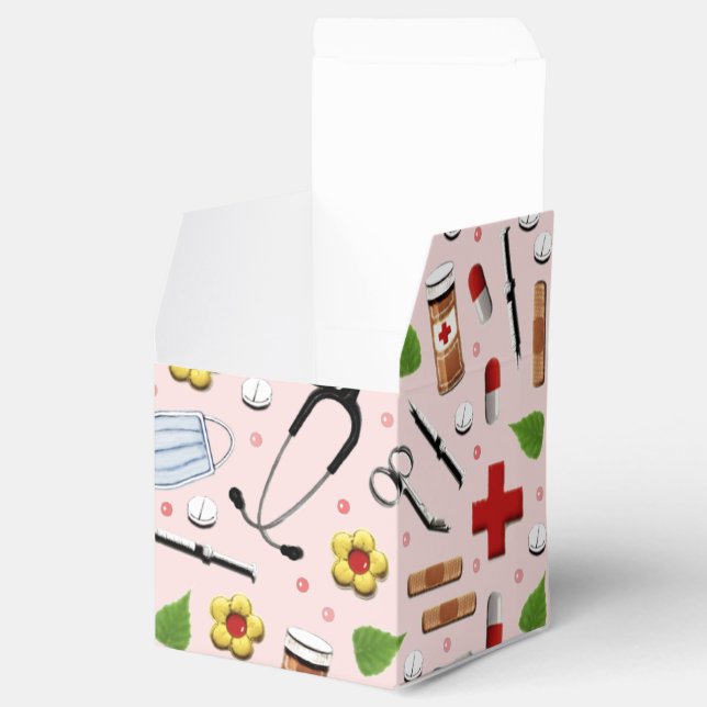 Ballotins Boîte de faveur de fête pour infirmière (Ouvert)