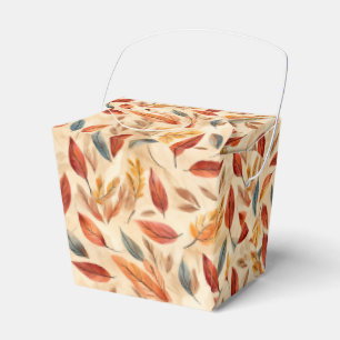 Ballotins Boîte de Faveur de Feuilles d'Automne