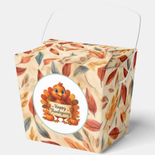 Ballotins Boîte de Faveur de Feuilles d'Automne