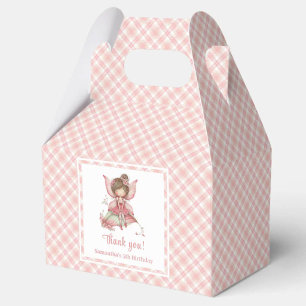 Ballotins Boîte de Faveur de Fille de Fleurs de Fée Rose Mag