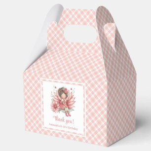 Ballotins Boîte de Faveur de Fille Florale de Fée Caprice Ro