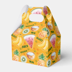Ballotins Boîte de faveur de fruits tropicaux
