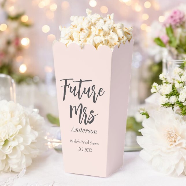 Ballotins Boîte de faveur de future Mme en rose blush pour l (Créateur téléchargé)