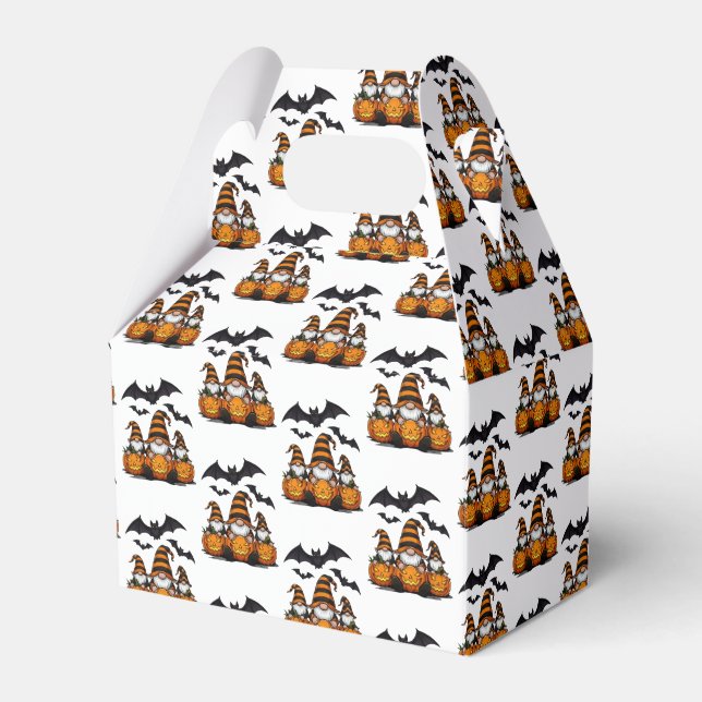 Ballotins Boîte de Faveur de Gnome d'Halloween (Verso)