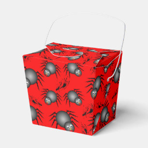 Ballotins Boîte de faveur de jolies araignées d'Halloween