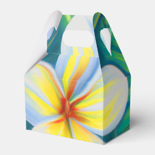 Ballotins Boîte de faveur de la fête artistique tropicale