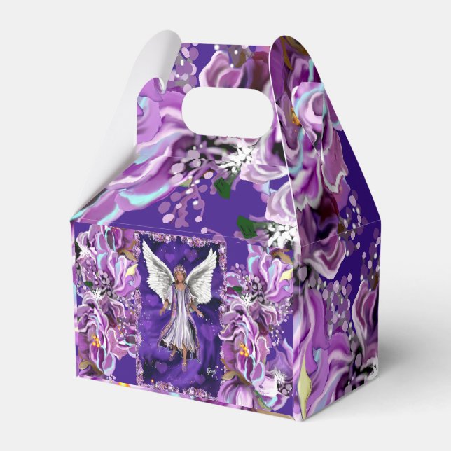 Ballotins Boîte de faveur de l'âme violette (Verso)