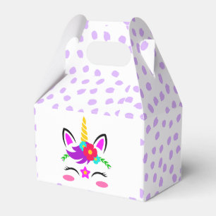 Ballotins Boîte de faveur de licorne de bébé mignonne