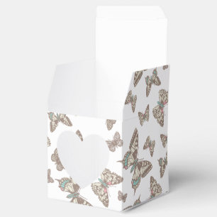 Ballotins Boîte de faveur de mariage à motif papillon