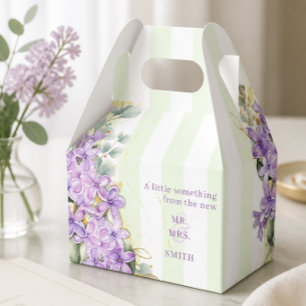 Ballotins Boîte de faveur de mariage au lilas violet