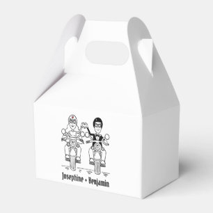 Ballotins Boîte de Faveur de Mariage de Motocycliste Personn