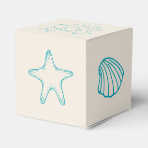 Ballotins Boîte de faveur de mariage de plage