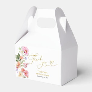 Ballotins Boîte de Faveur de Mariage Floral Coloré de Printe