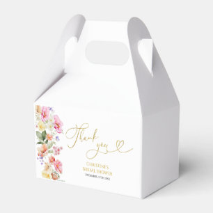Ballotins Boîte de Faveur de Mariage Florale Colorée de Prin
