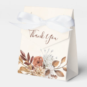 Ballotins Boîte de Faveur de Mariage Florale Rustique d'Auto