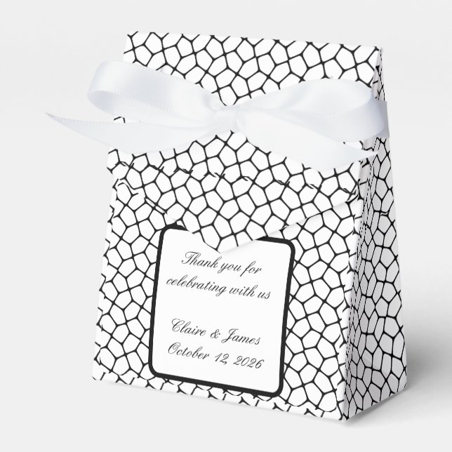 Ballotins Boîte de Faveur de Mariage Gothique – Papillon de  (Verso)