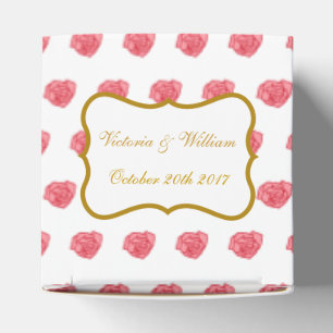 Ballotins Boîte de faveur de mariage Roses