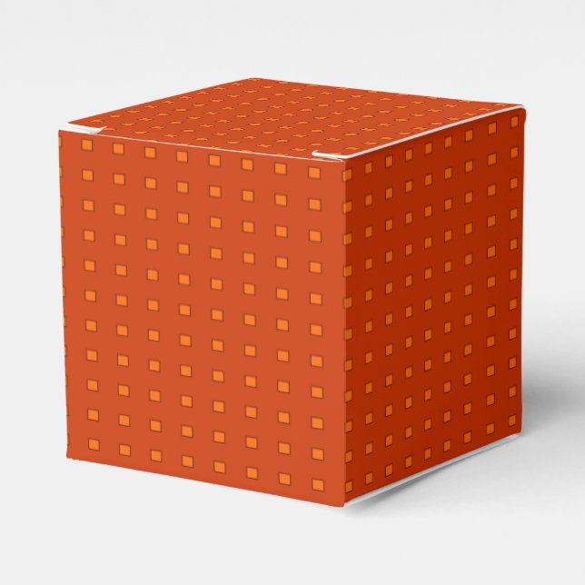 Ballotins Boîte de faveur de motif or rouge> (Verso)