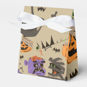 Ballotins Boîte de faveur de motif vintage Halloween