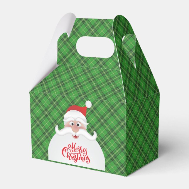 Ballotins Boîte de faveur de Noël Santa Gable (Verso)