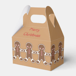 Ballotins Boîte de faveur de pain d'épice de Noël