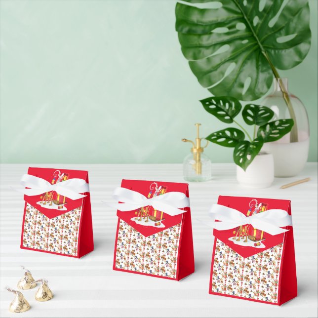 Ballotins Boîte de faveur de petit Rudolf le renne (Multiple)