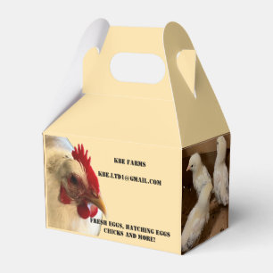 Ballotins Boîte de faveur de poulet