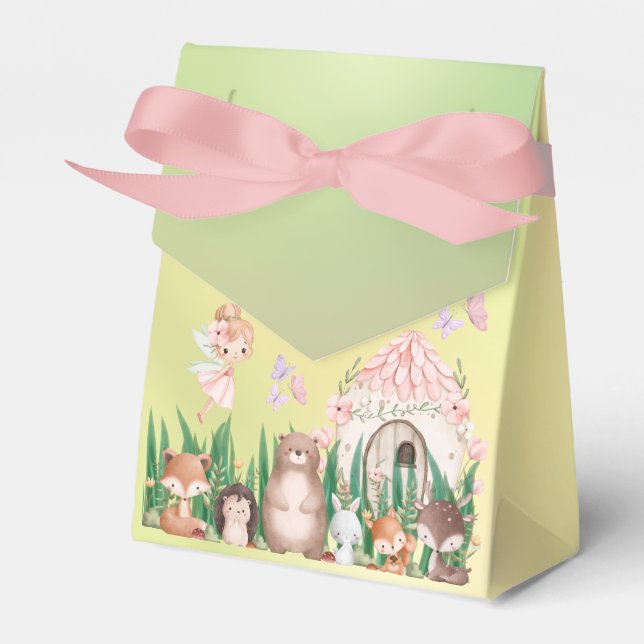 Ballotins Boîte de Faveur de Premier Anniversaire de Fée de  (Verso)