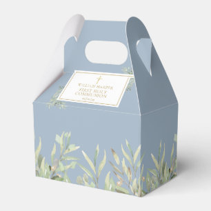 Ballotins Boîte de faveur de première communion de verdure b