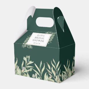 Ballotins Boîte de Faveur de Réception de Mariage en Verdure