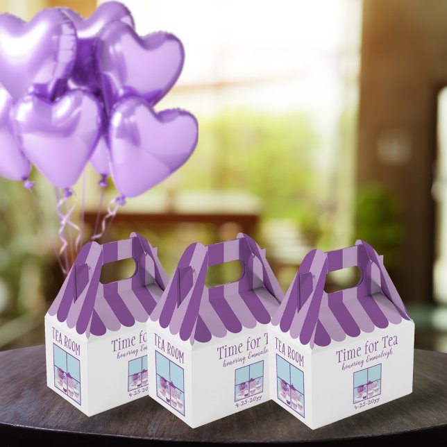 Ballotins Boîte de Faveur de Salon de Thé (Créateur téléchargé)