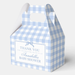 Ballotins Boîte de faveur de shower de bébé à nœud papillon