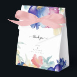 Ballotins Boîte de Faveur de Tente de Mariage Floral Bohème<br><div class="desc">Offrez à vos invités un remerciement doux et élégant avec ces boîtes de faveur de tente de mariage florale boho Bold Wildflower. Dotées de fleurs colorées vibrantes aquarelles et de verdure douce,  elles sont parfaites pour les thèmes de mariage boho,  jardin et romantique.</div>