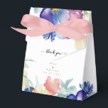 Ballotins Boîte de Faveur de Tente de Mariage Floral Bohème<br><div class="desc">Offrez à vos invités un remerciement doux et élégant avec ces boîtes de faveur de tente de mariage florale boho Bold Wildflower. Dotées de fleurs colorées vibrantes aquarelles et de verdure douce,  elles sont parfaites pour les thèmes de mariage boho,  jardin et romantique.</div>