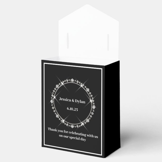 Ballotins Boîte de faveur de traitement de fête (Ouvert)