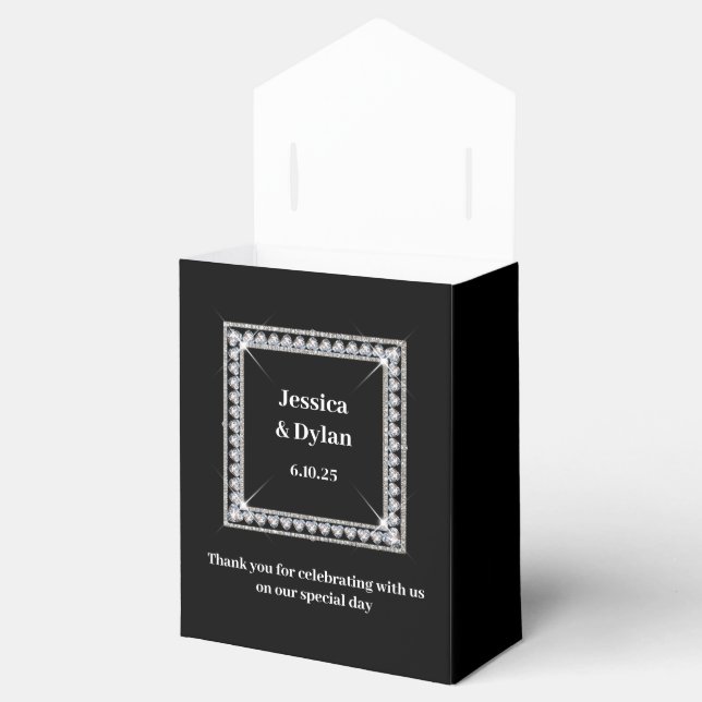 Ballotins Boîte de faveur de traitement de fête (Ouvert)